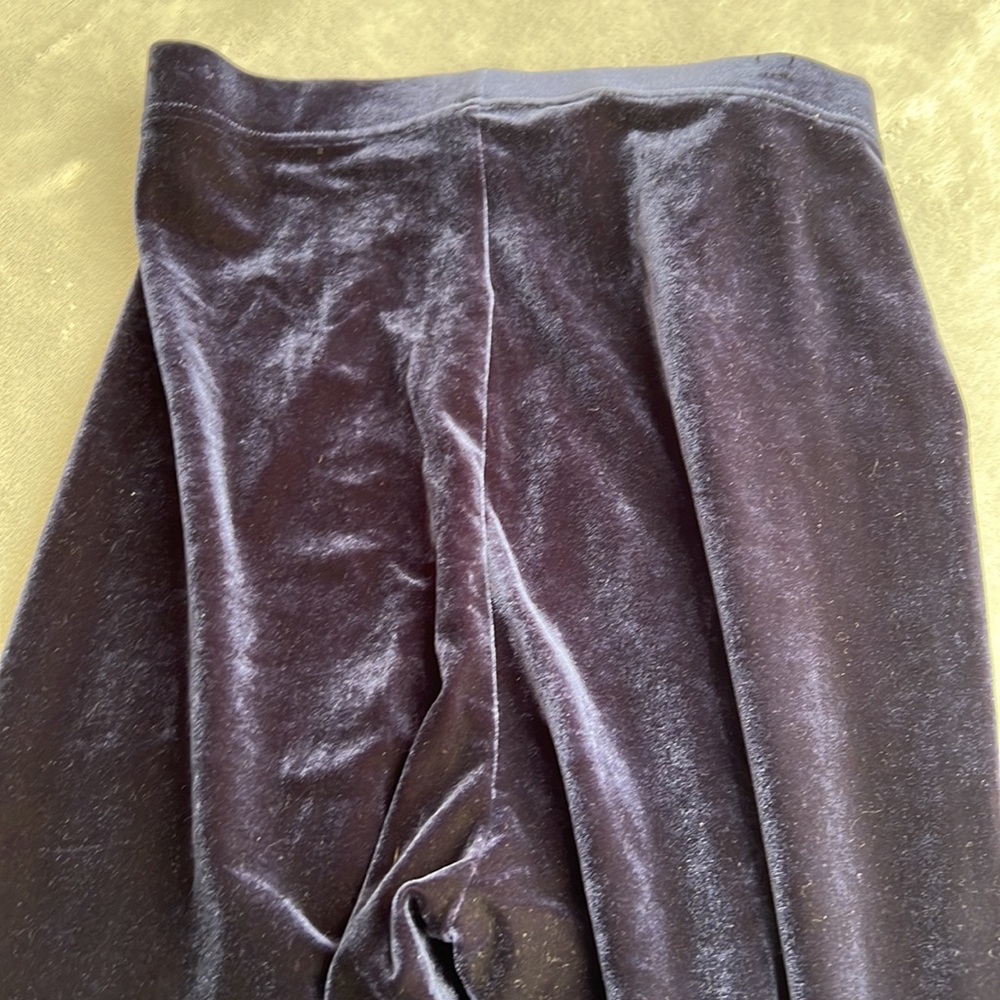 NWOT Blackmilk Velvet Deep Blue High Waisted Leggings ~ LIMITED Size Medium - Picture 9 of 15